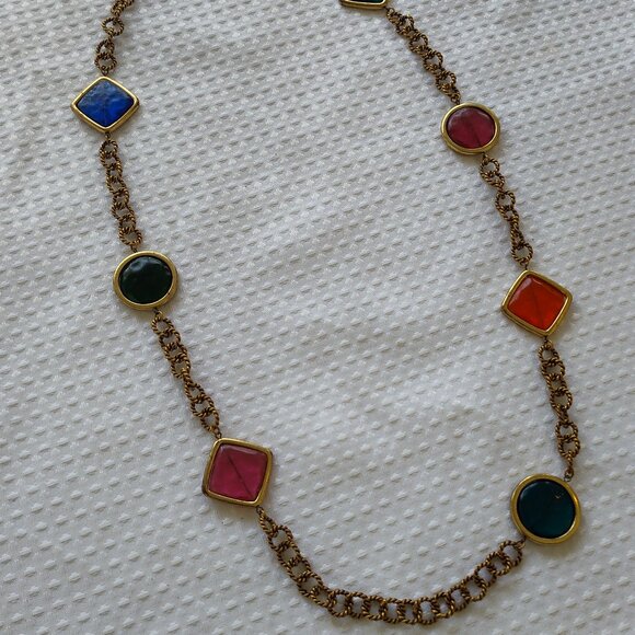 Chicos, Statement Necklace, Costume Jewelry, Retro, Beads, 22” - Picture 1 of 8